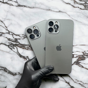 NATURAL TITANIUM AG MATTE GLASS CASE