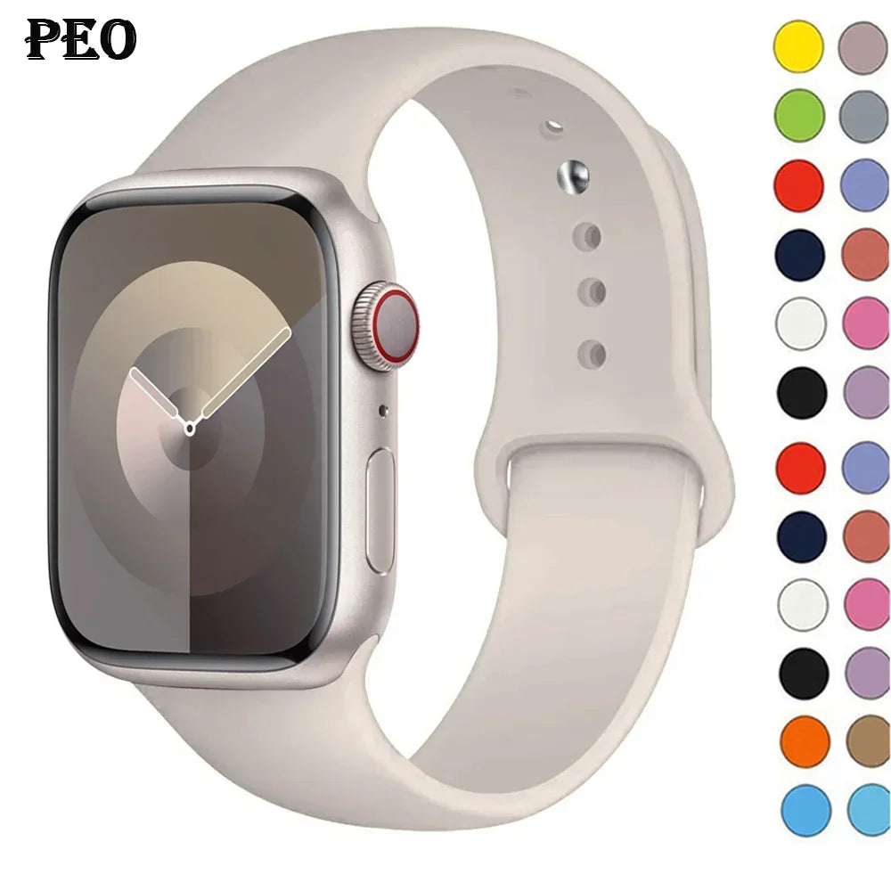 Silicone Band For Apple Watch strap